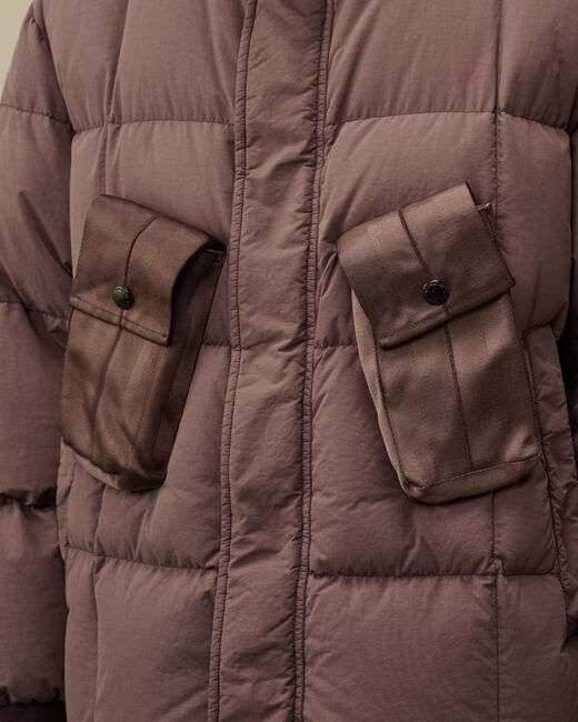 C.p. Company Flatt Jacket In Brown