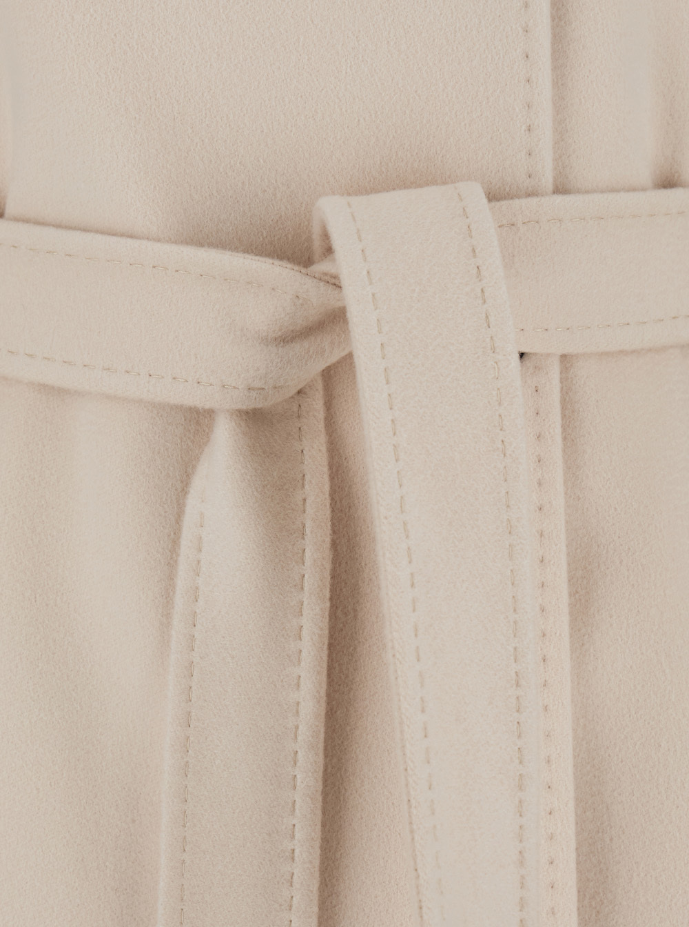 Max Mara Long-sleeved Coat In Neutral
