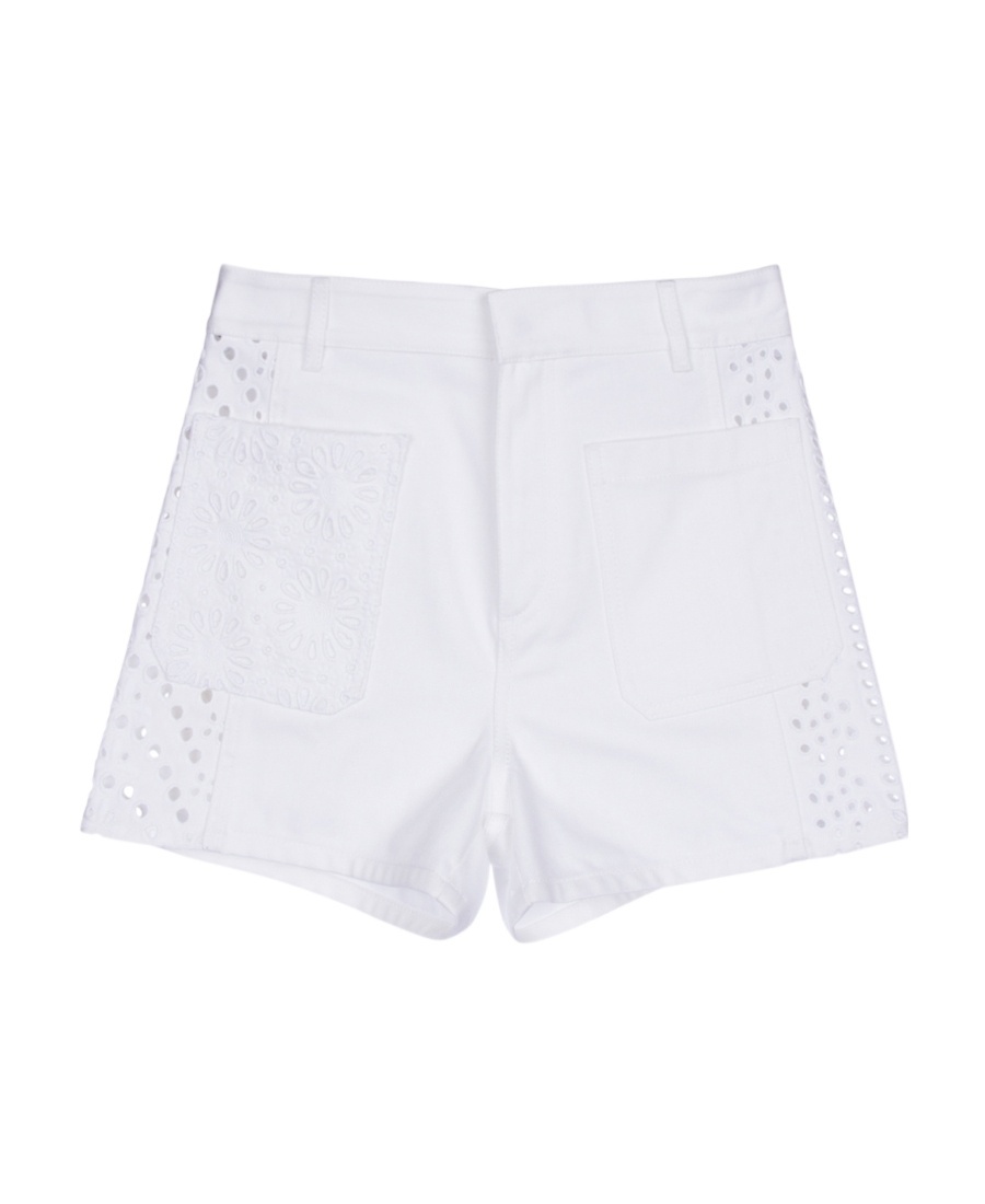 Dior Logo Shorts In White