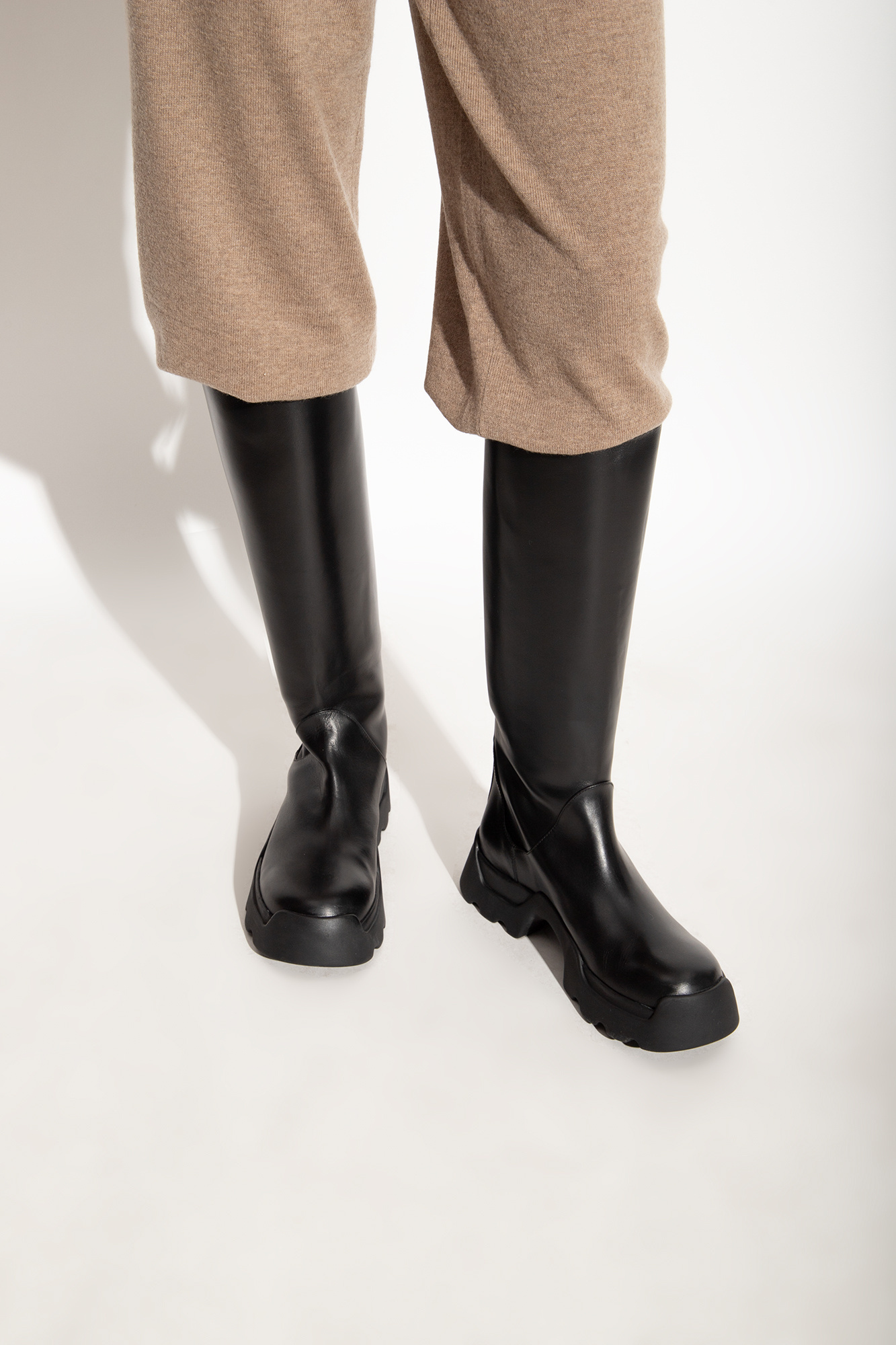 PROENZA SCHOULER LEATHER KNEE-HIGH BOOTS