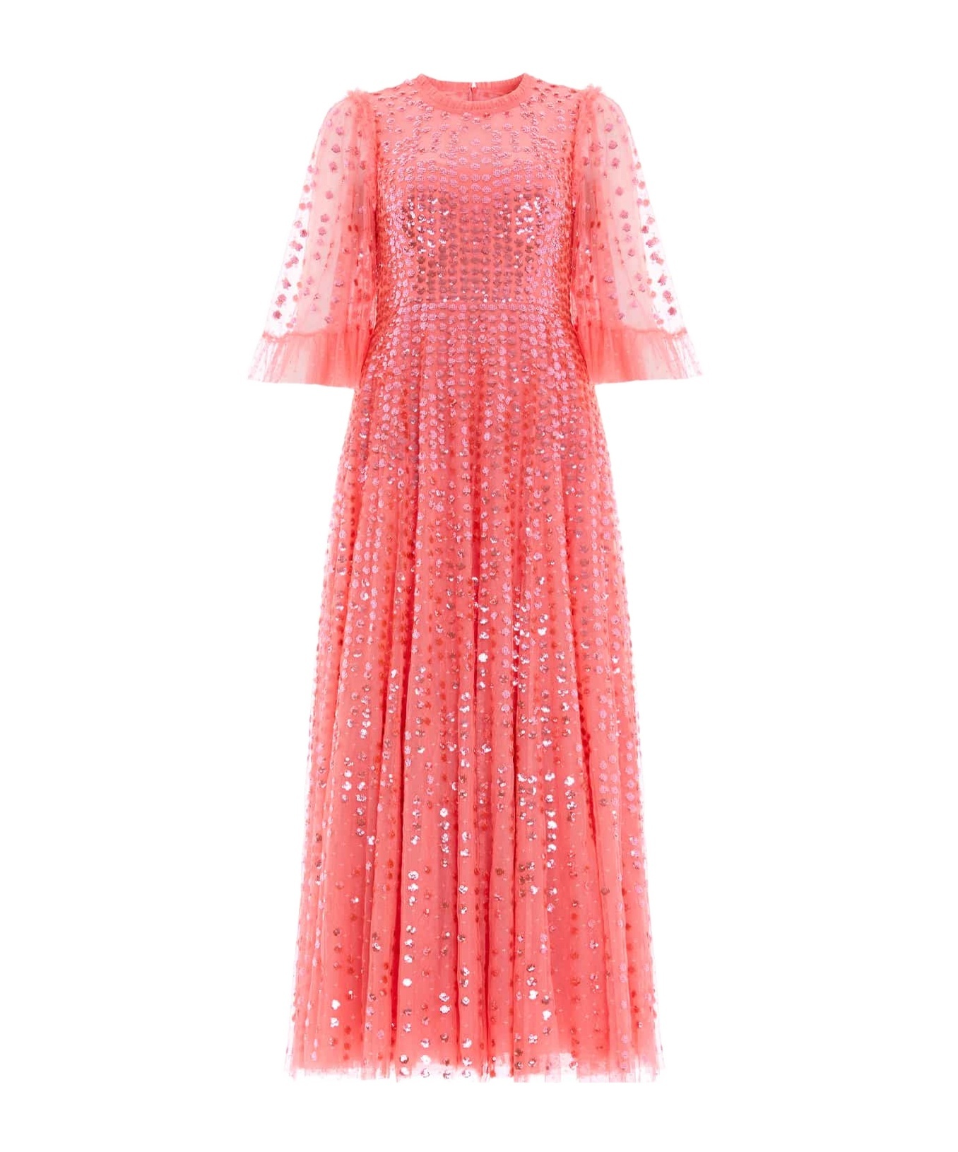 Needle & Thread Raindrop Sequins-embellished Gown In Pink