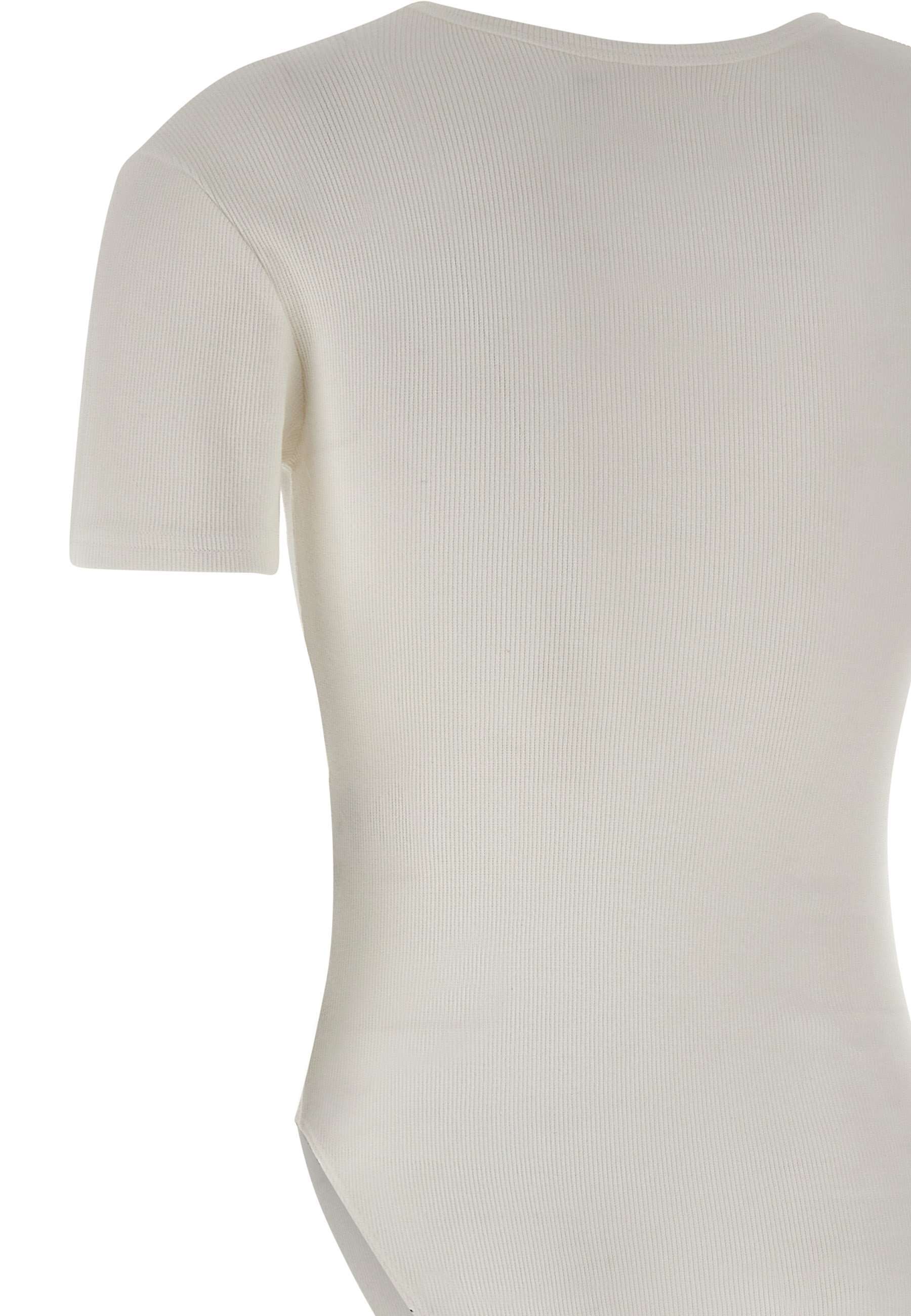 Vivienne Westwood Orb-embellished Ribbed Bodysuit In White