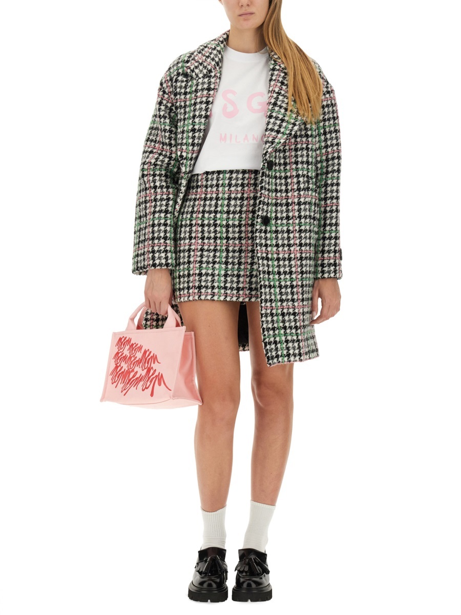 Msgm Skirt In Pink