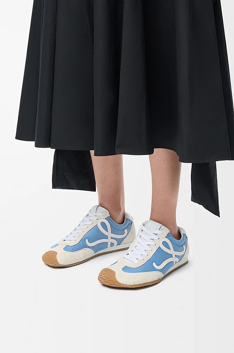 Loewe Ballet Runner 2.0 In Nylon And Calfskin