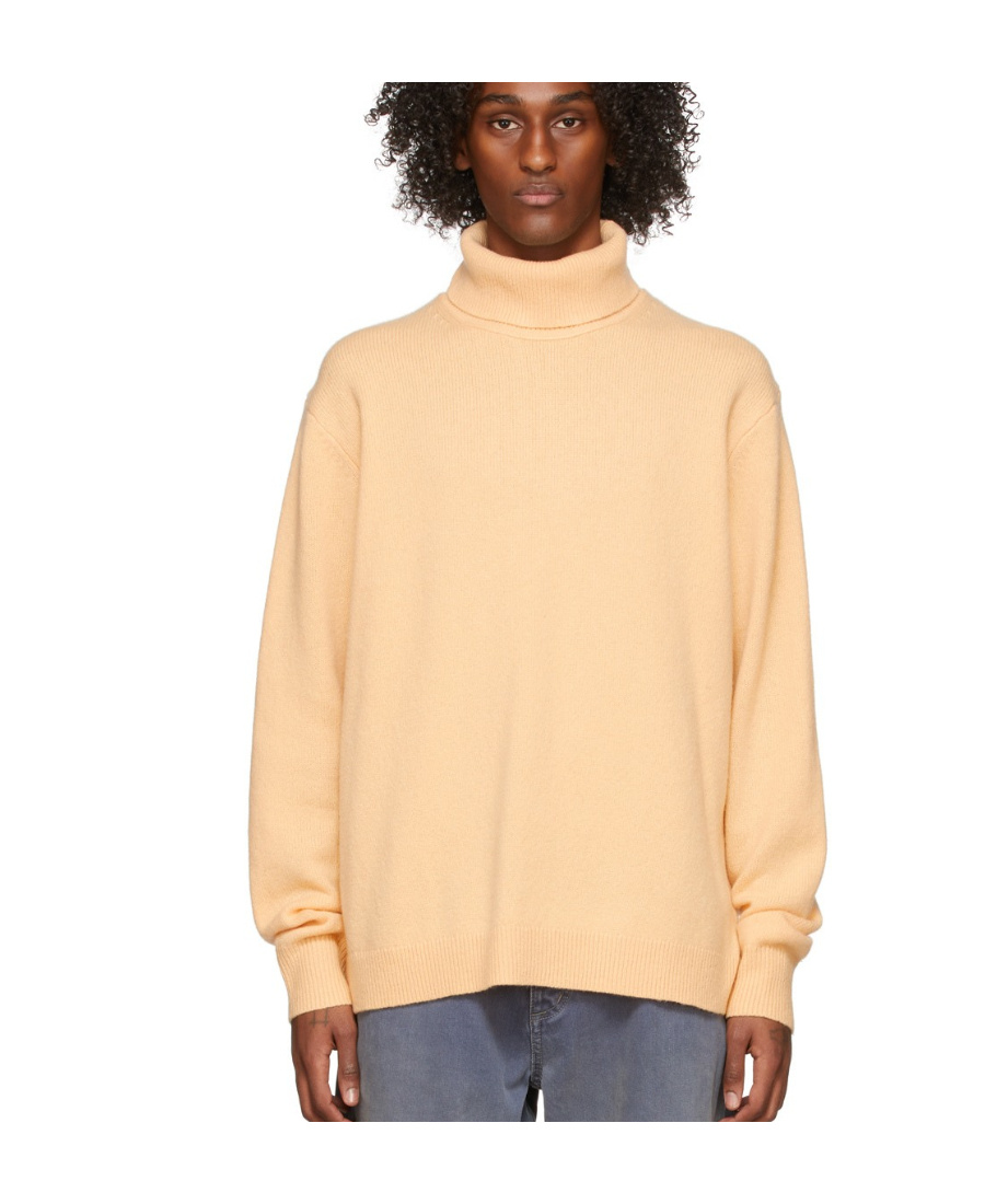 Shop Acne Studios High-necked Sweater In Nude