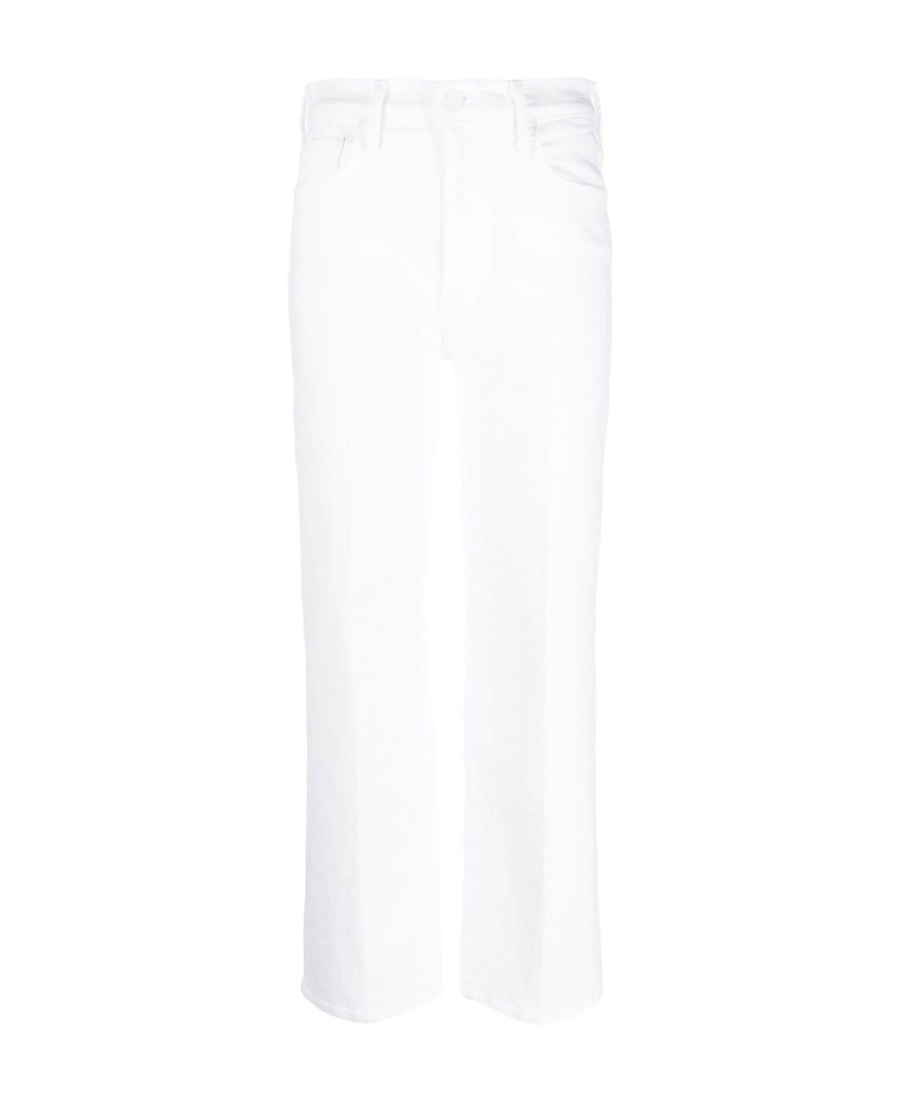 Shop Mother Fairest Of Them All Straight-leg Jeans In White