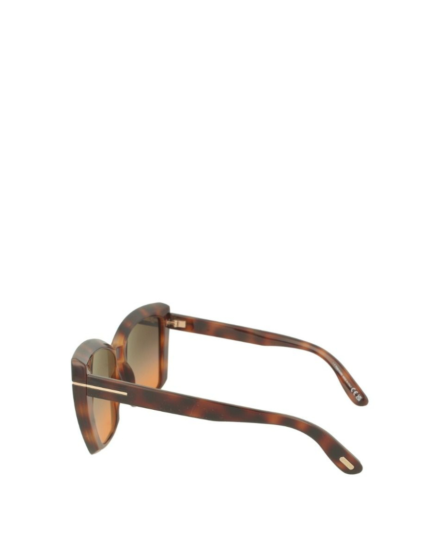 Tom Ford Eyewear Scarlet Oversized Frame Sunglasses In Gray