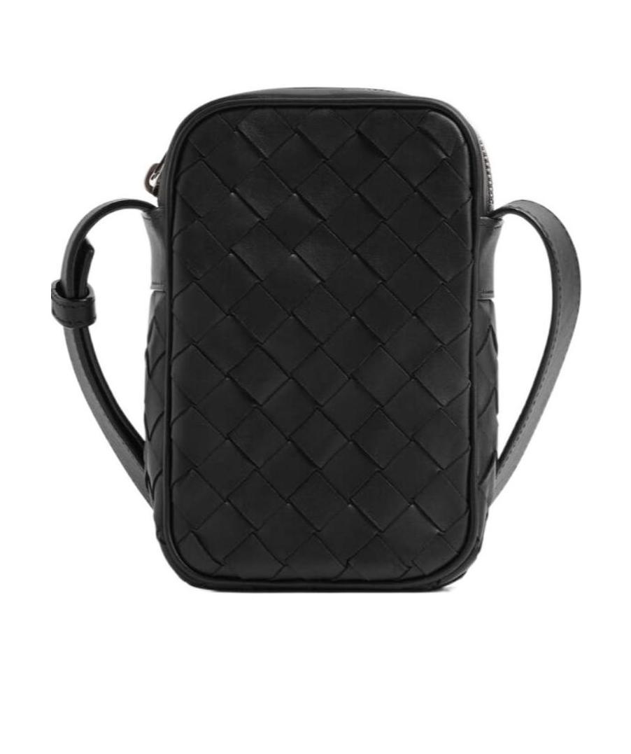 BOTTEGA VENETA BOTTEGA VENETA INTRECCIATO ZIPPED MINI CROSSBODY BAG