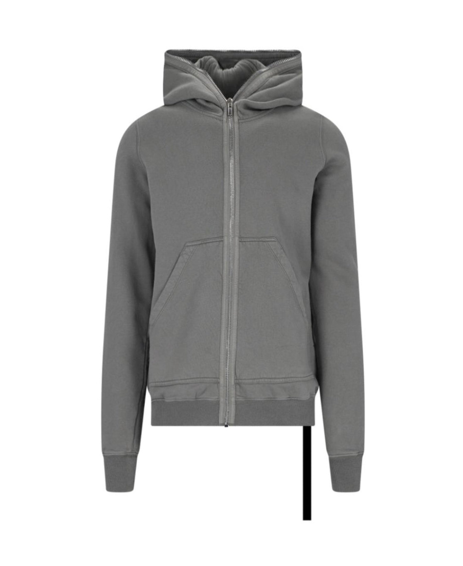 Rick Owens Drkshdw Gimp Cotton Hoodie In Gray