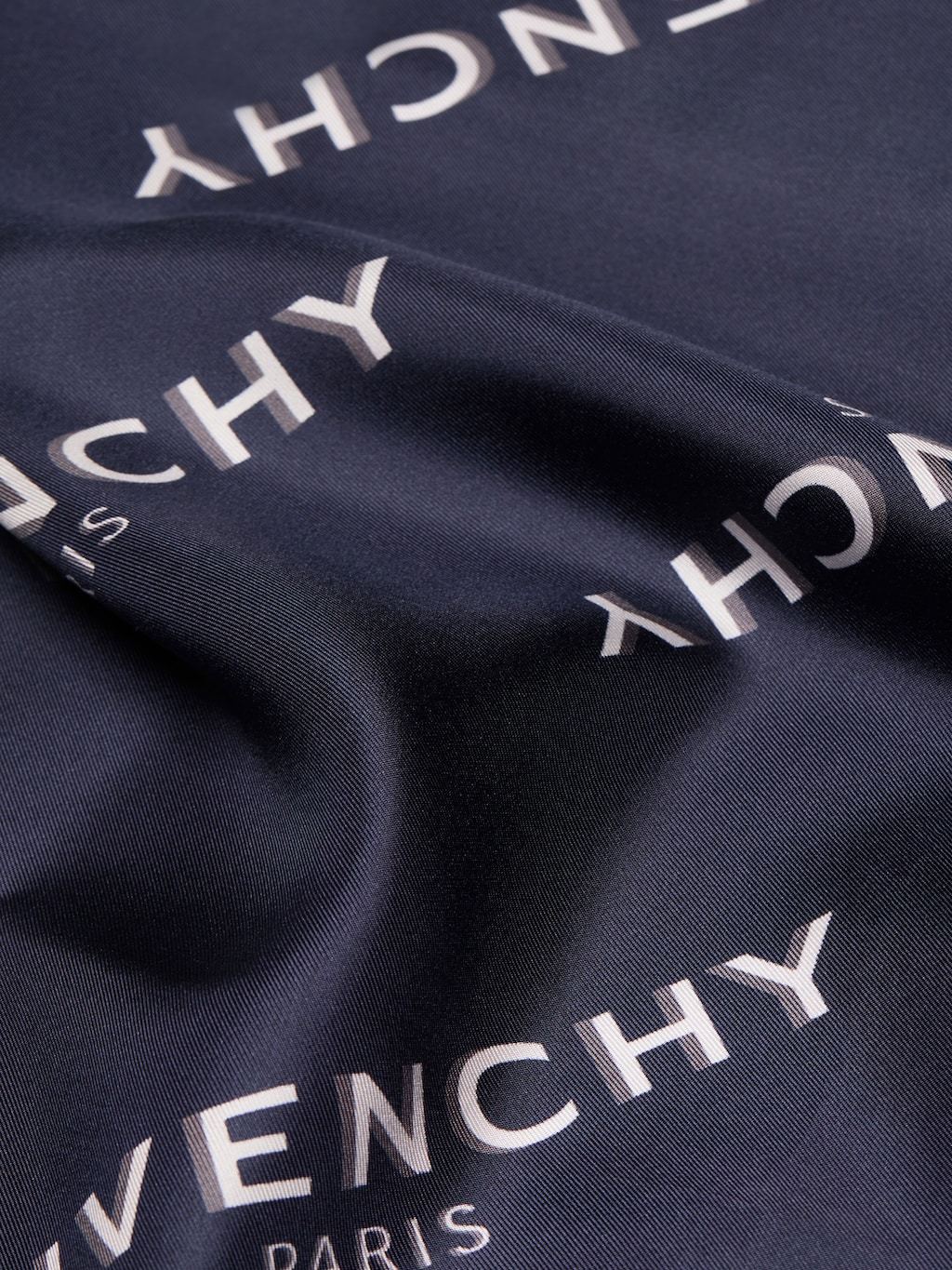 Givenchy Shadow Square In Silk In Navy