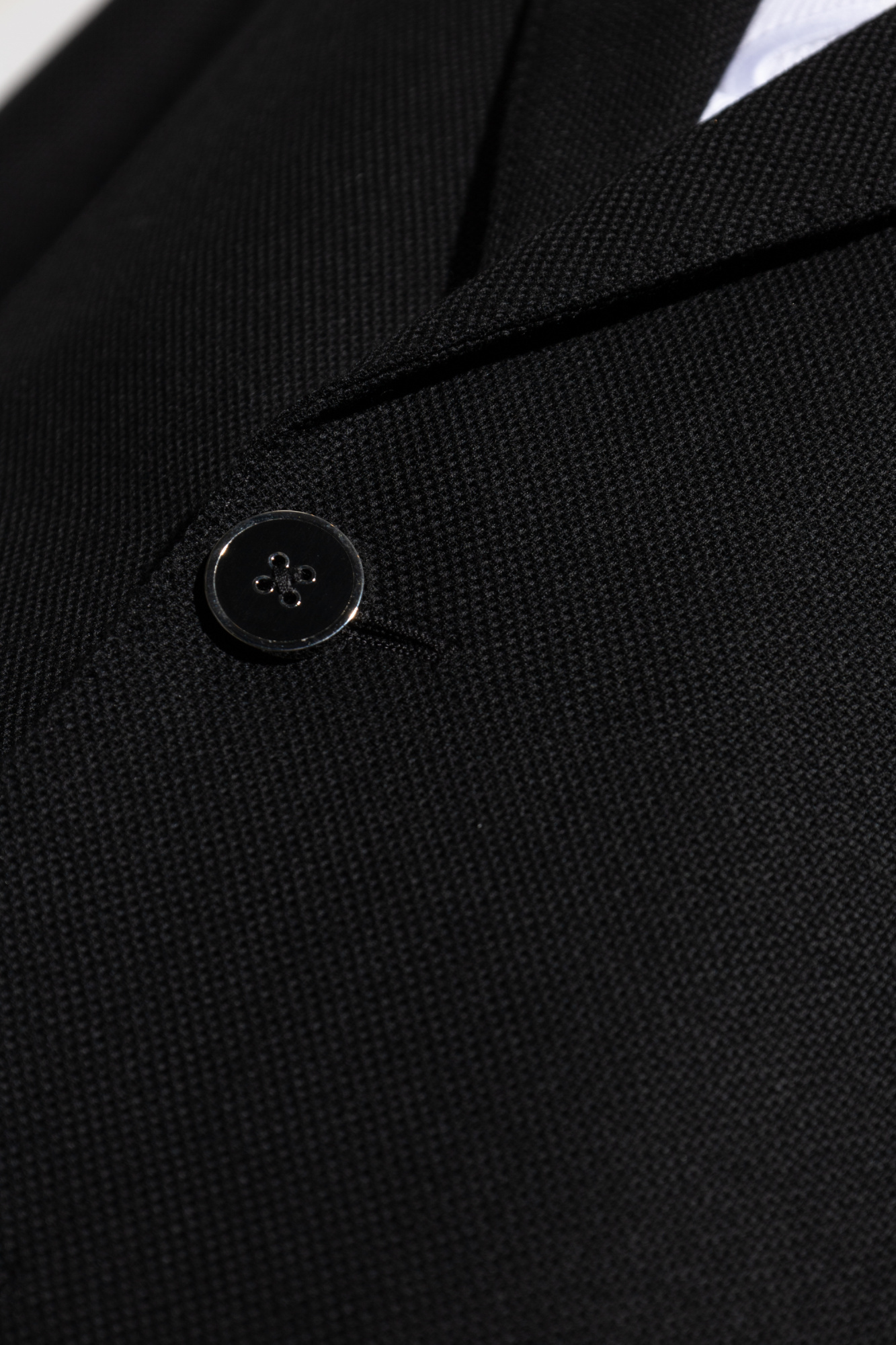 Dolce & Gabbana Long-sleeved Suit Coat In Black