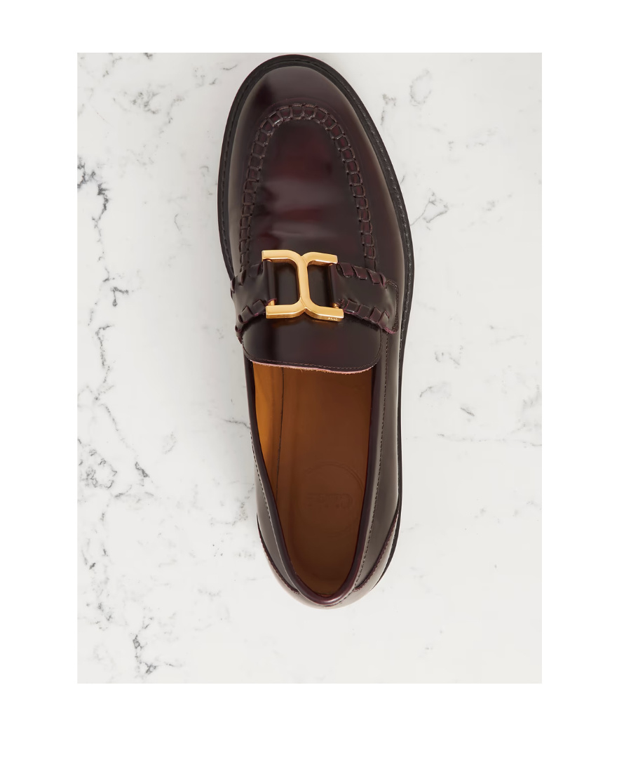 Chloé Marcie Black Brushed Calf Leather Loafer In Black