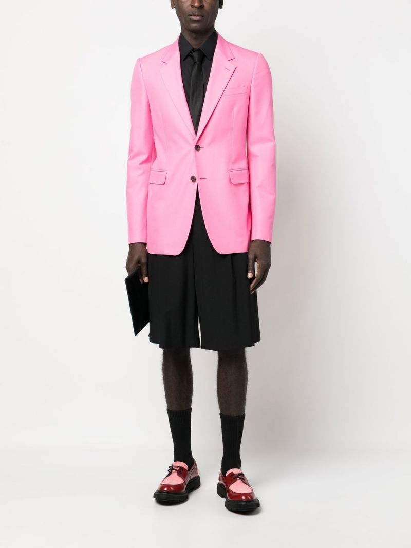 ALEXANDER MCQUEEN SINGLE-BREASTED BUTTON BLAZER