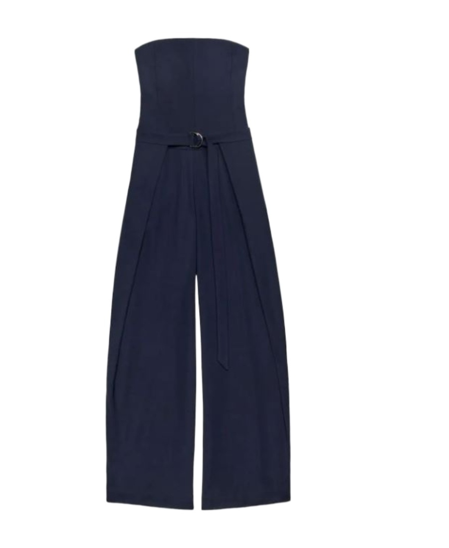 Ami Alexandre Mattiussi Wide-legged Jumpsuit In Black