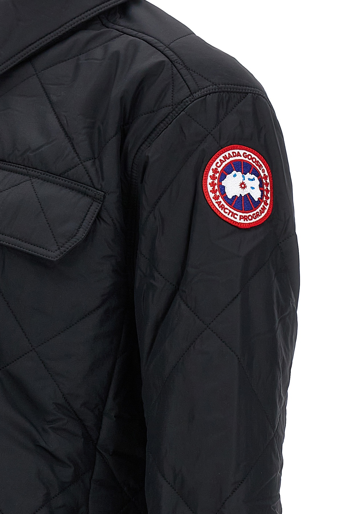 CANADA GOOSE ALBANY QUILTED SHIRT JACKET 
