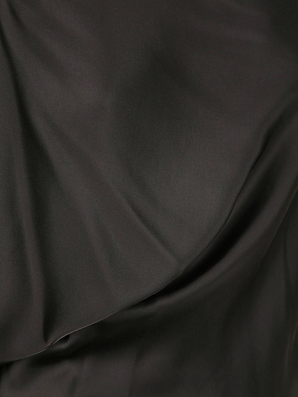Rick Owens Charmeuse Viscose Cylinder Neck Top Jackets Black In Black