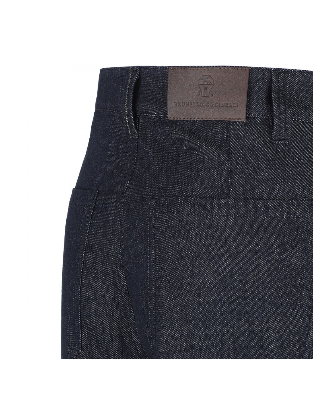 Shop Brunello Cucinelli Multi-pocket Denim Pants In Black