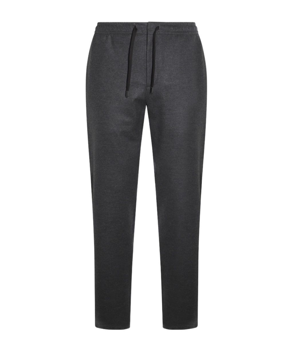 Canali Drawstring-waistband Trousers In Black