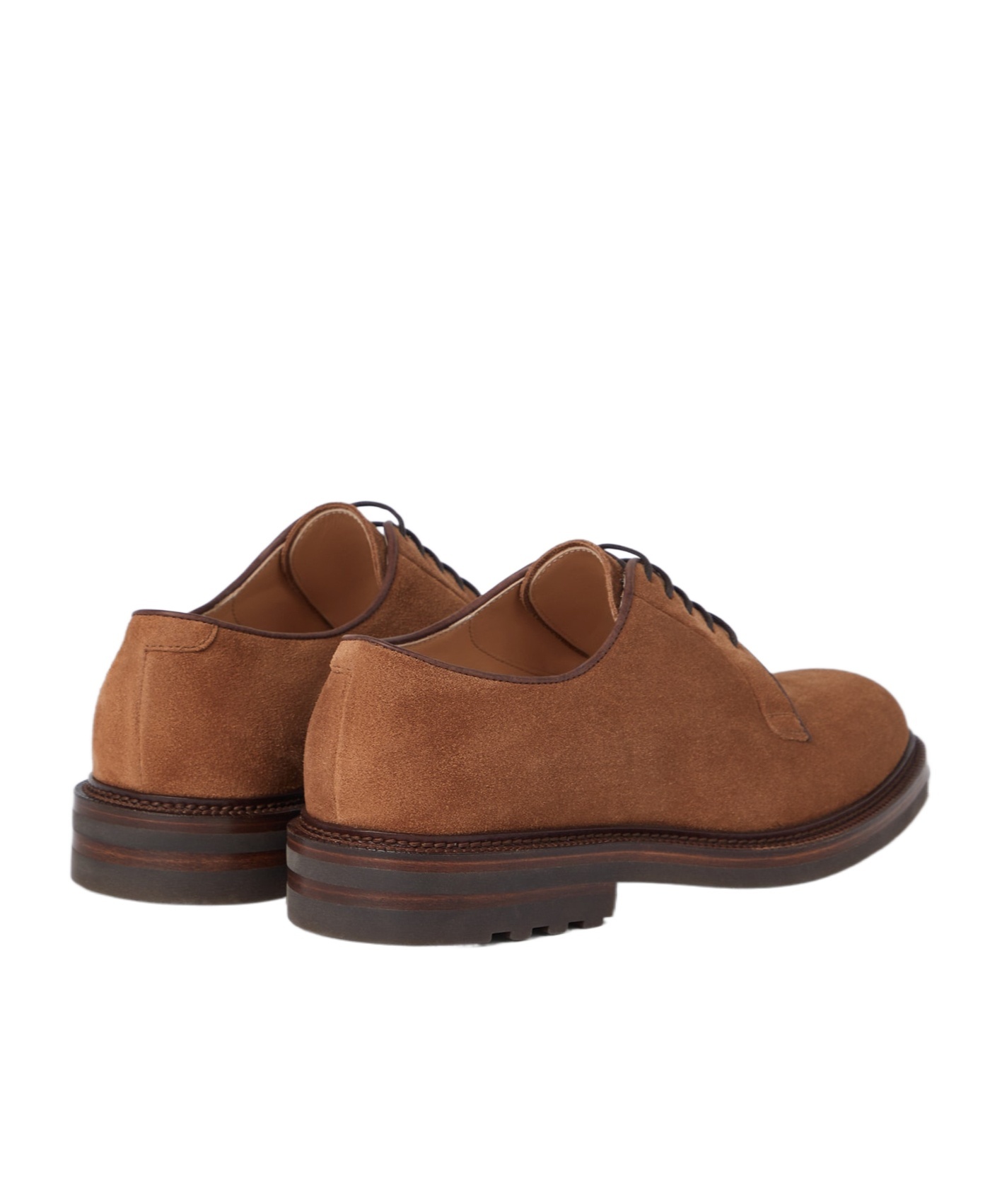Brunello Cucinelli Pair Of Loafers In Brown