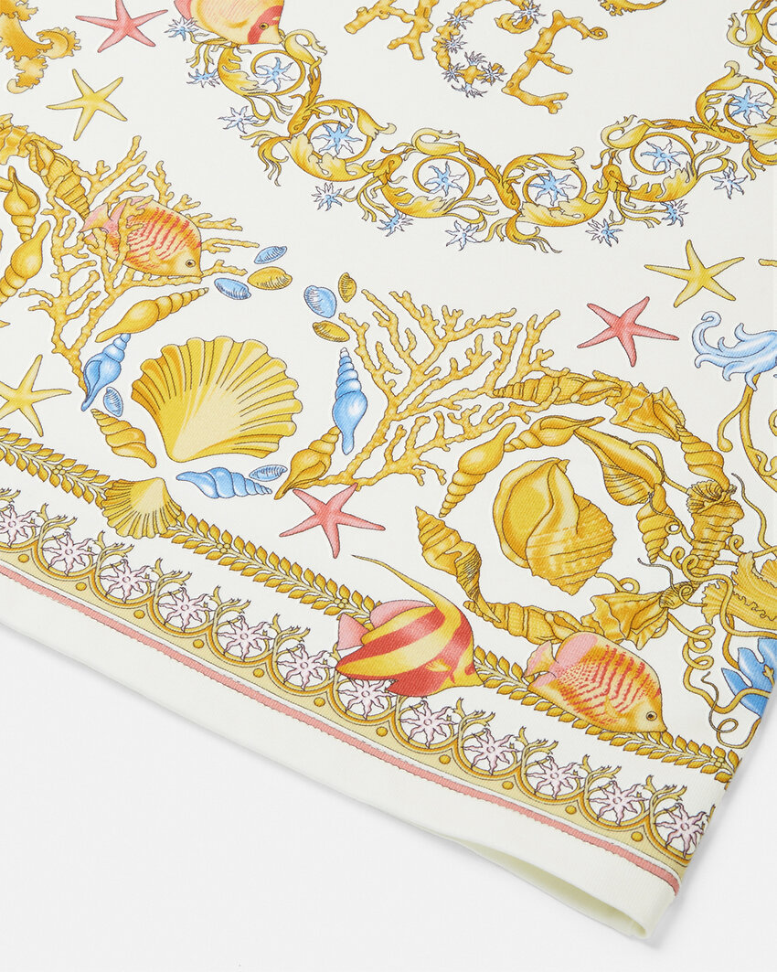 Versace Underwater Barocco Fitted Tank Top