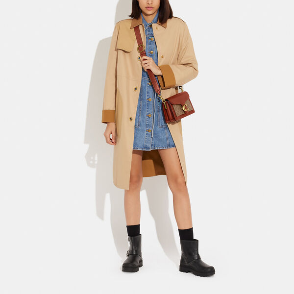 Coach Zippered Shoulder Bag In Brown