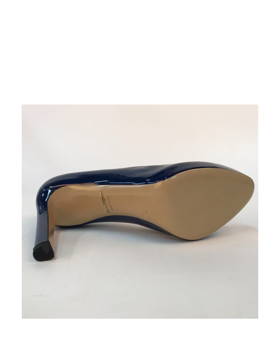 Ferragamo Logo Logo High Heels In Black
