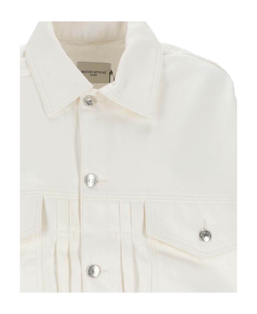 MAISON KITSUNÉ SINGLE-BREASTED DENIM JACKET