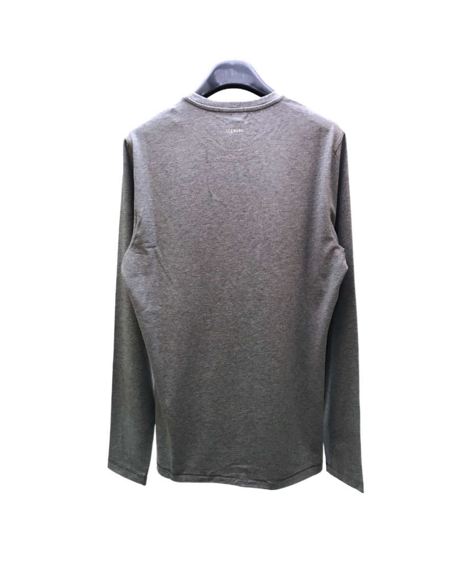 ICEBERG ROUND COLLAR AND LONG-SLEEVED T-SHIRT