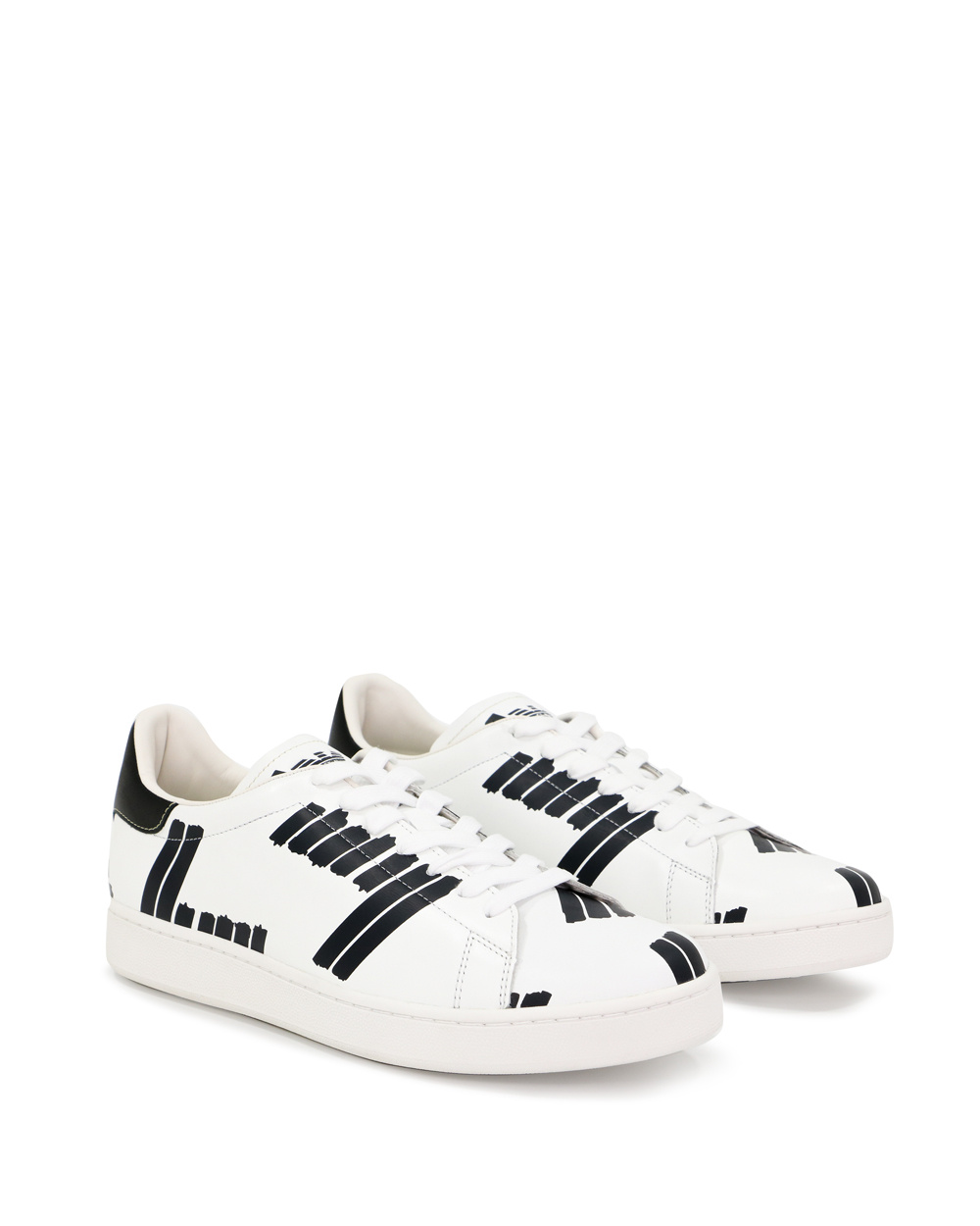 EA7 LOGO LACING CASUAL SNEAKERS