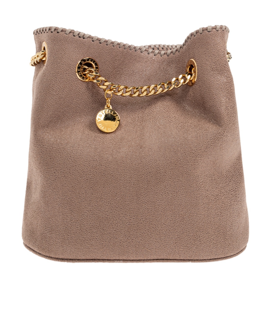 Stella Mccartney Falabella Chained Crossbody Bag In Brown