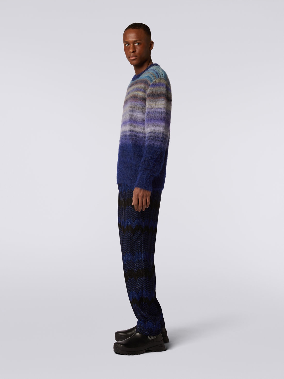 Missoni Degrade Shirt In Blue