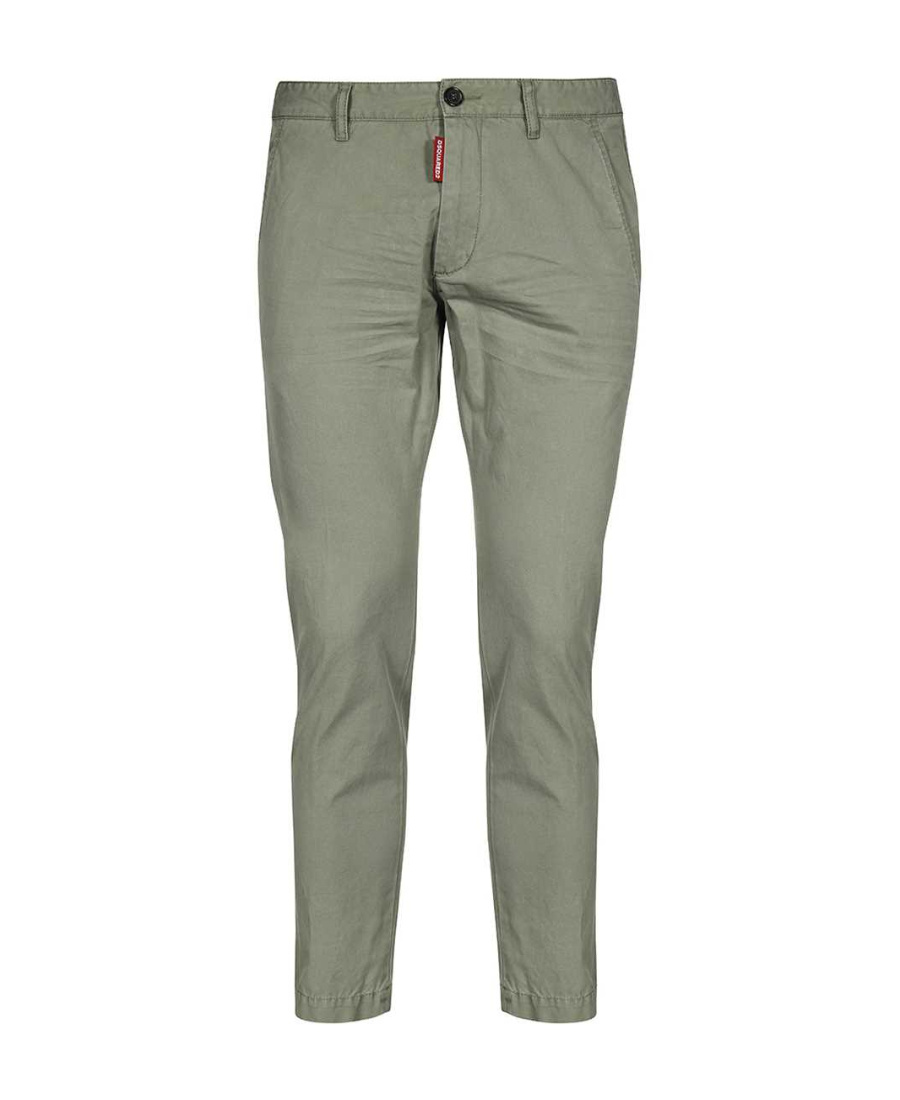 Dsquared2 Straight-leg Chinos In Gray