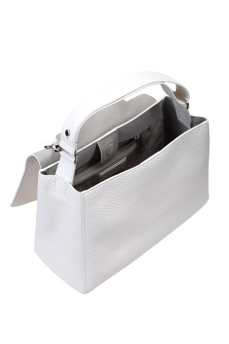 Orciani Logo Top-handle Tote In White