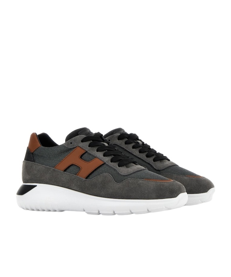Hogan Interactive 3 Lace-up Sneakers In Black