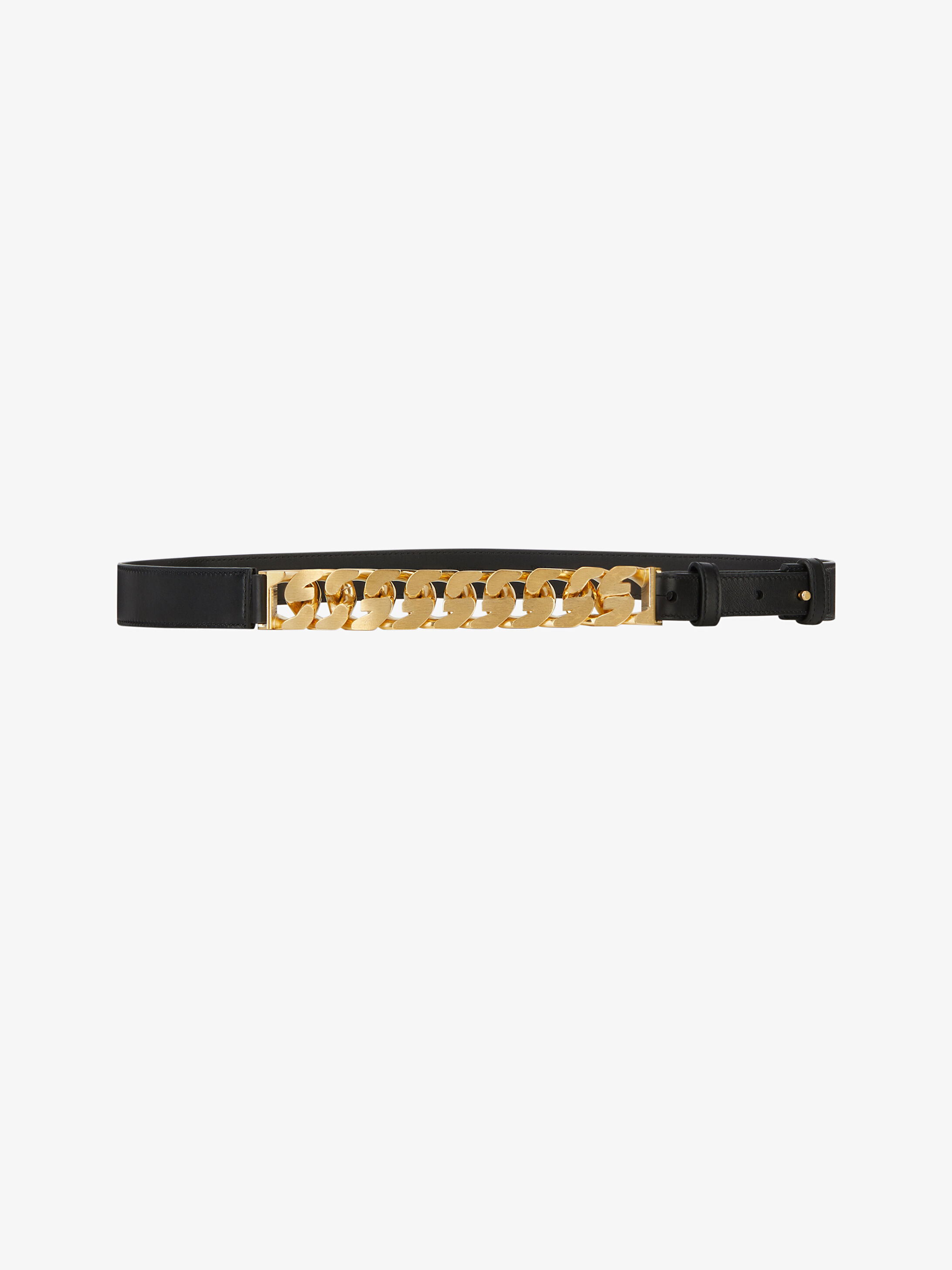 Givenchy G Logo Chain-link Belt In Black
