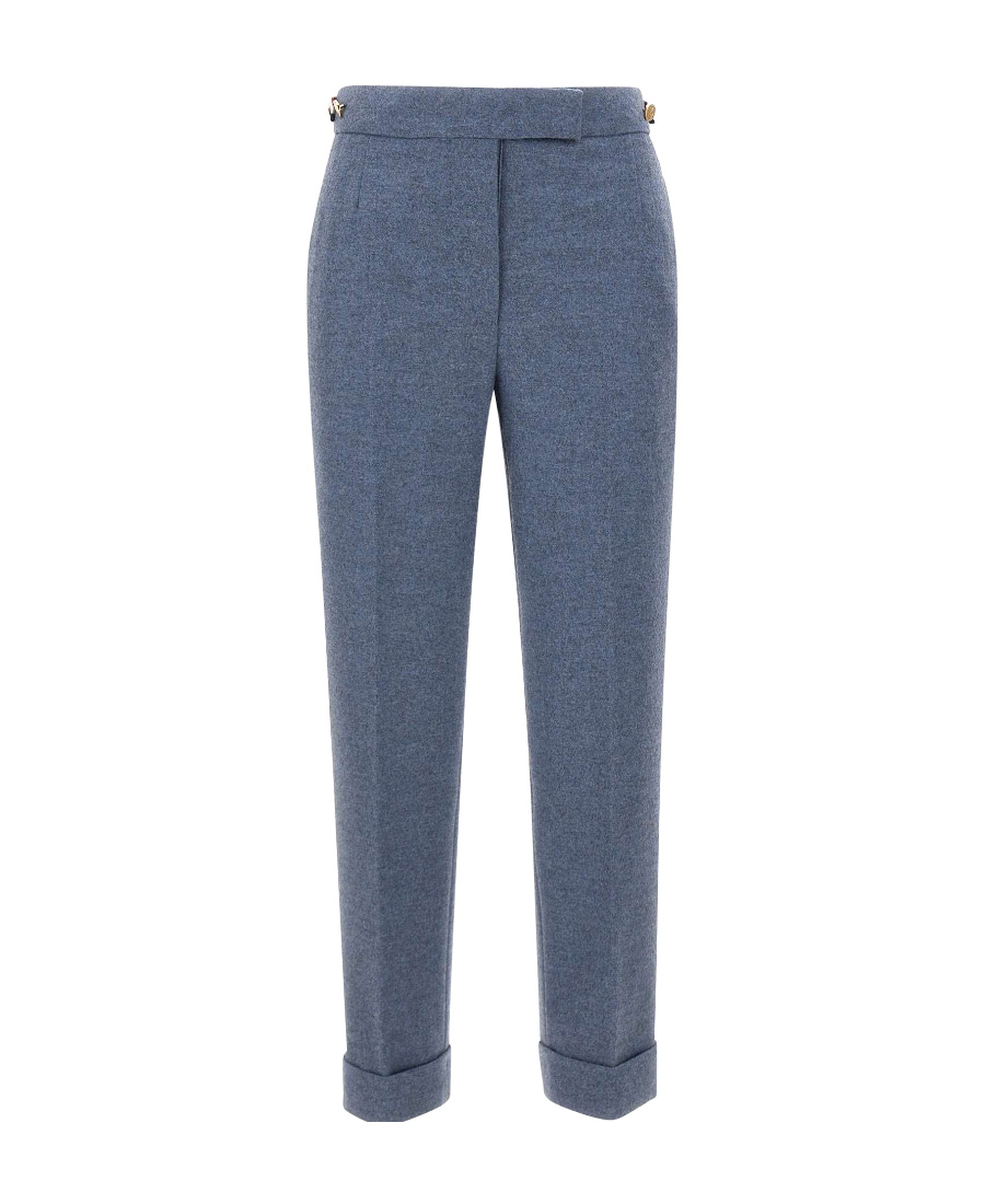 Thom Browne Cropped Slim-cut Trousers