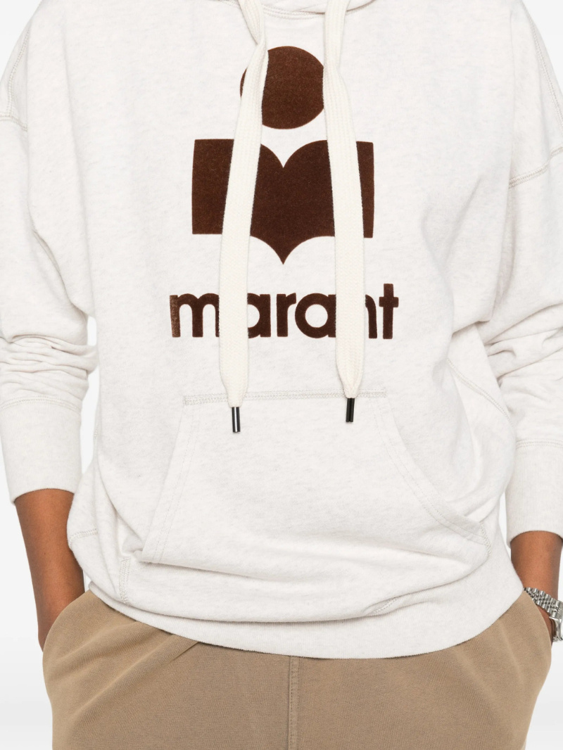 Isabel Marant Étoile Logo-detail Hoodie In Multi