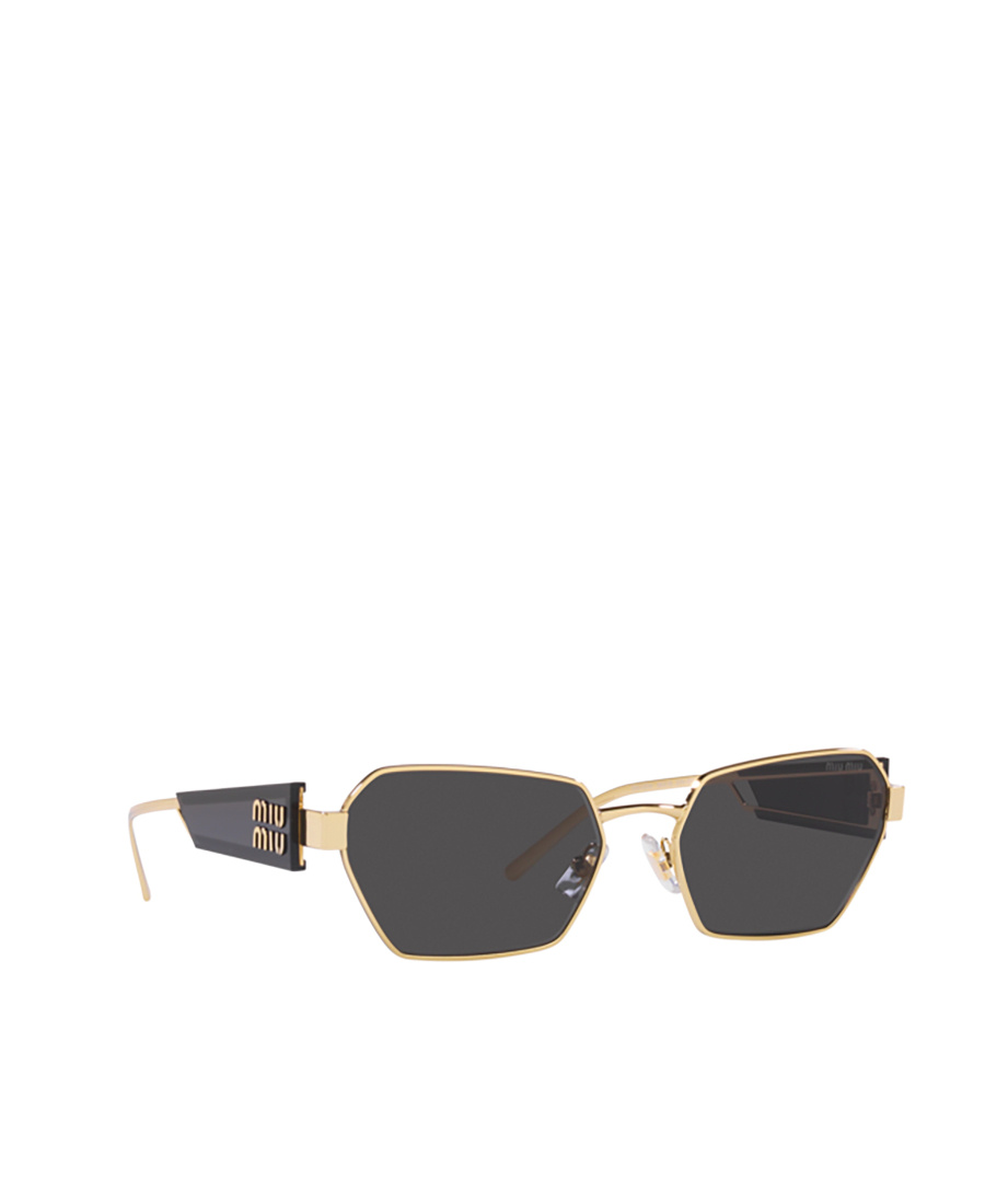 Miu Miu Logo Sunglasses In Black