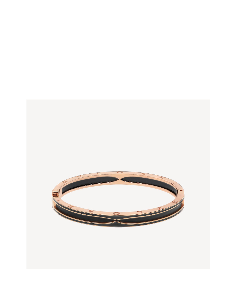 Shop Bvlgari B.zero1 Bracelet In Yellow