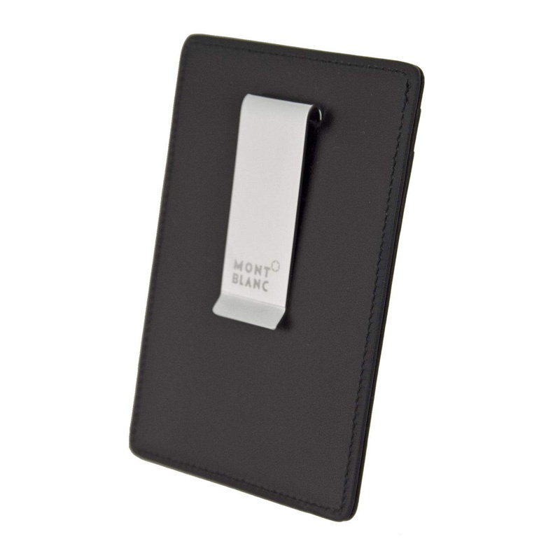 Montblanc Logo Card Bag In Black