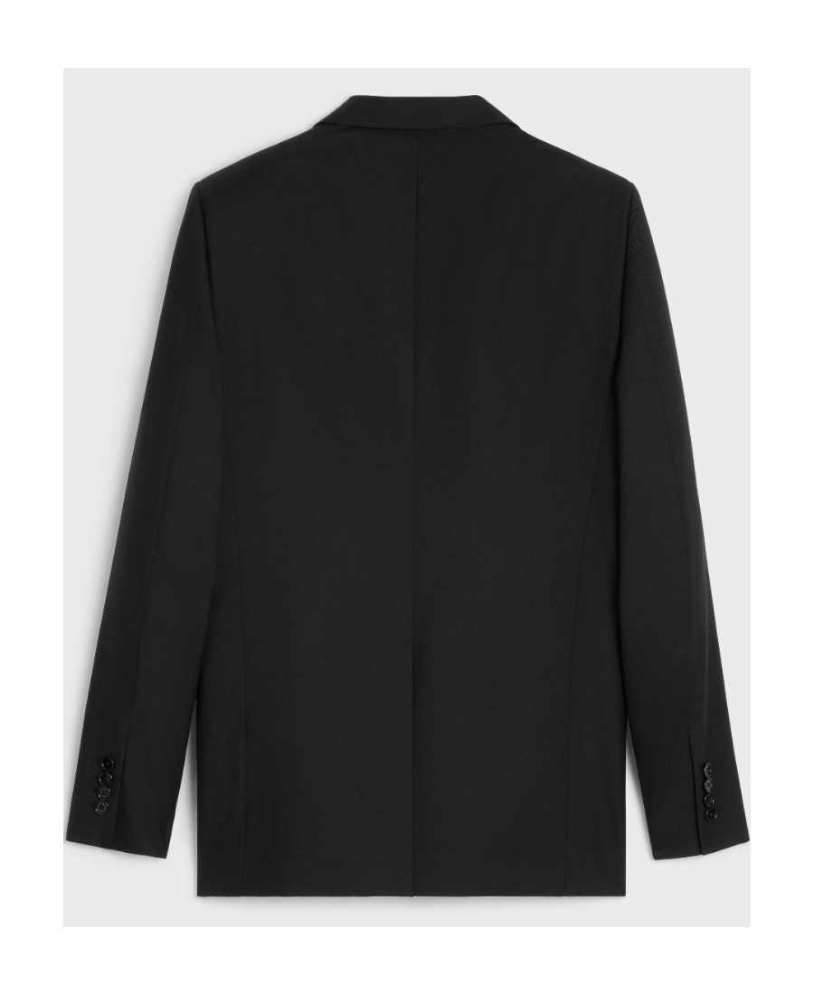 Celine Single-breasted Tailored Blazer In Black