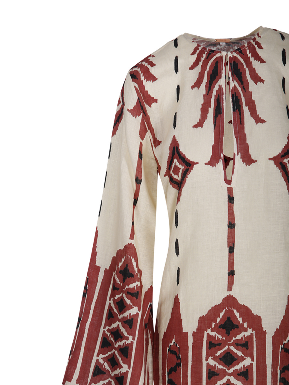 Johanna Ortiz Desert Scout Printed Linen Mini Dress In Multi