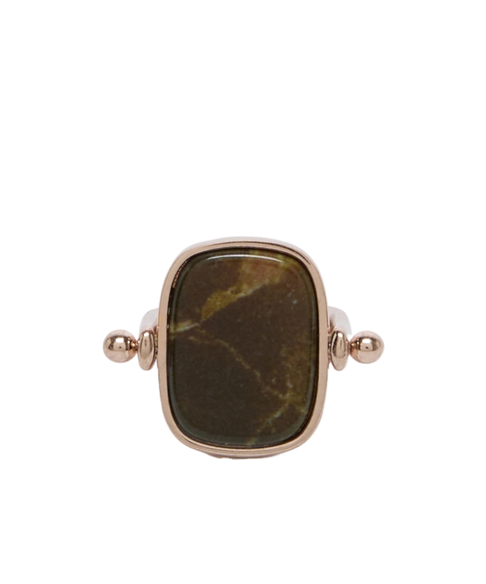 Max Mara Metal And Resin Ring