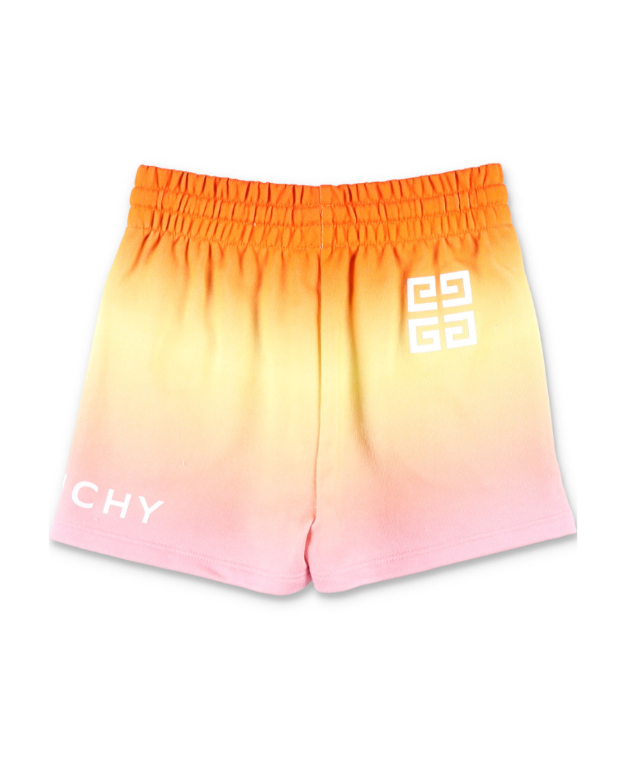 Givenchy Multicolor Drawstring Shorts In Nude