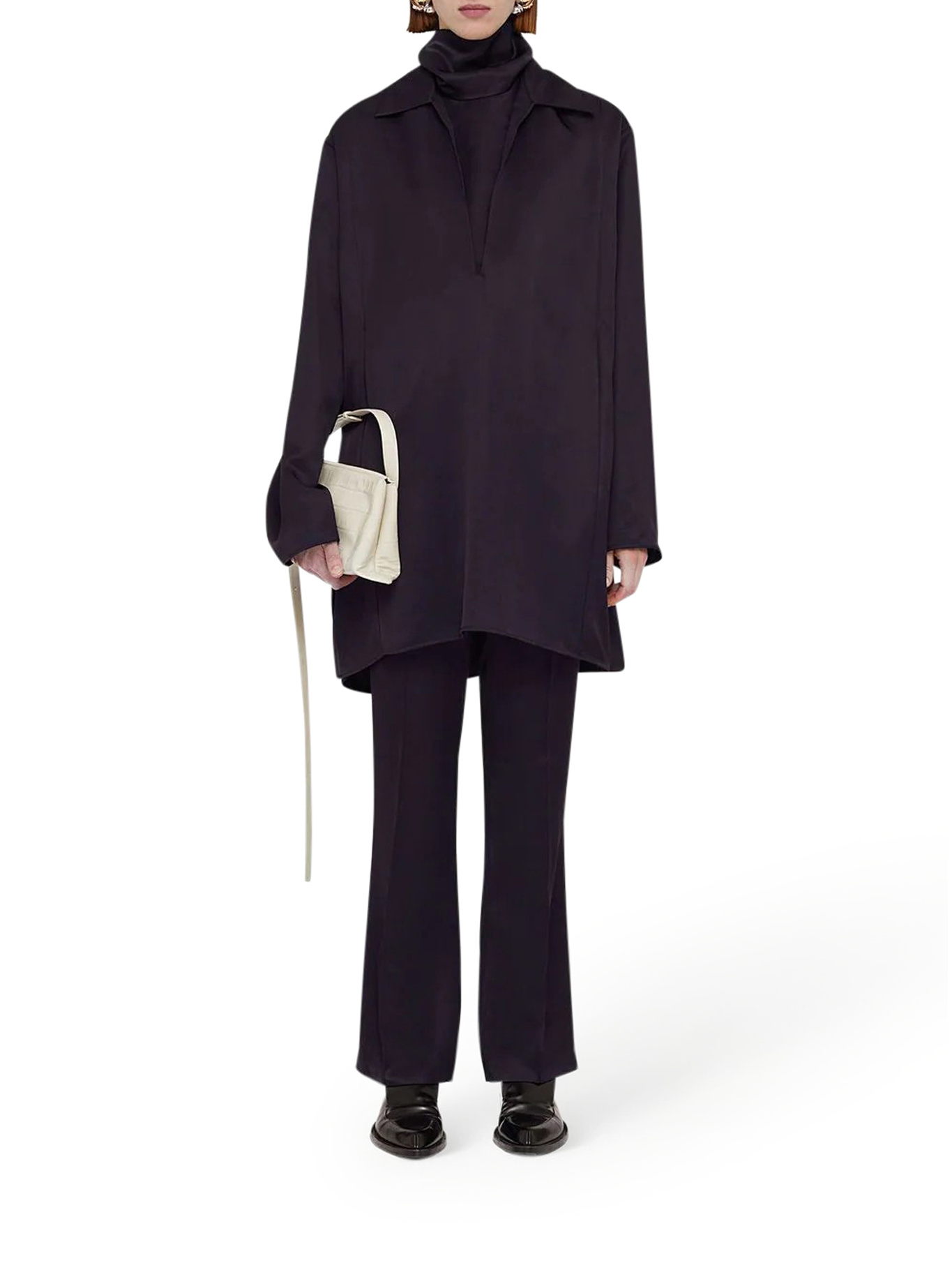 Jil Sander Straight-leg Trousers In Black