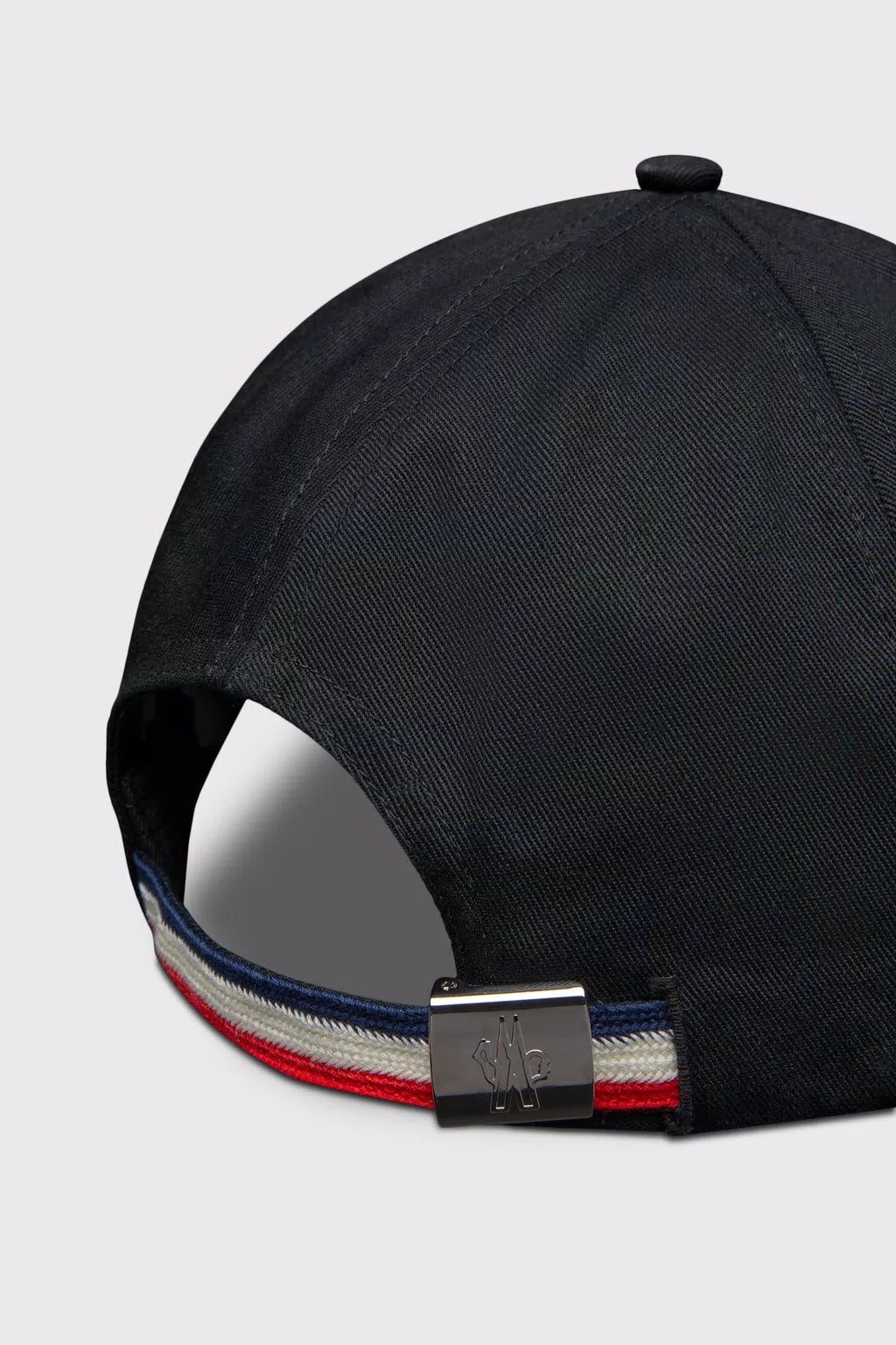 Shop Moncler Gabardine Baseball Cap In Black