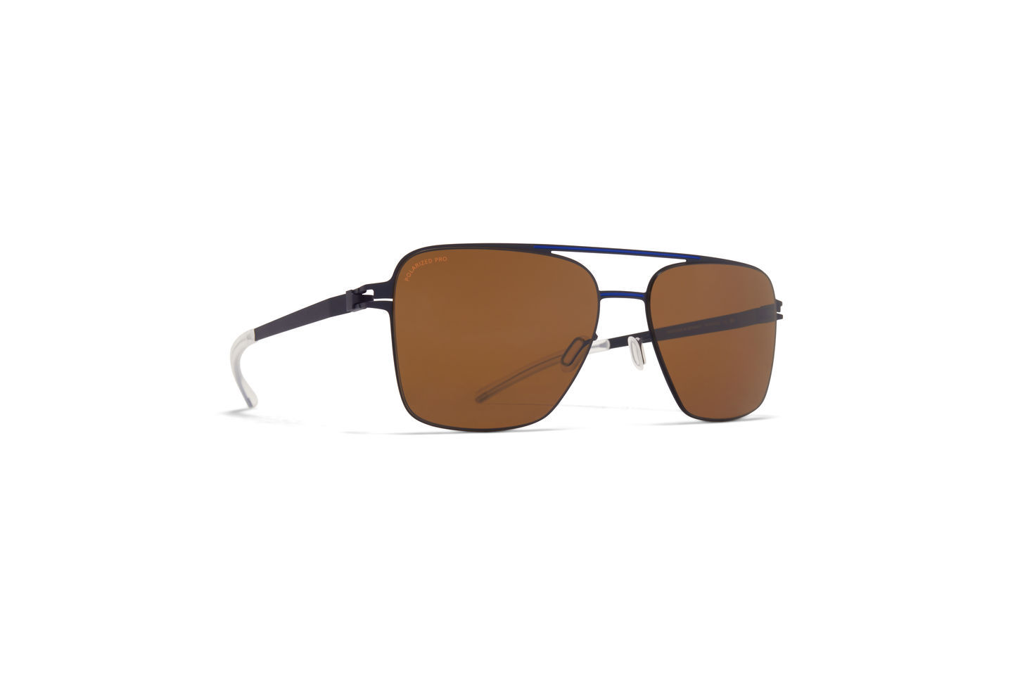 Mykita Pilot-frame Double-bridge Sunglasses In Brown
