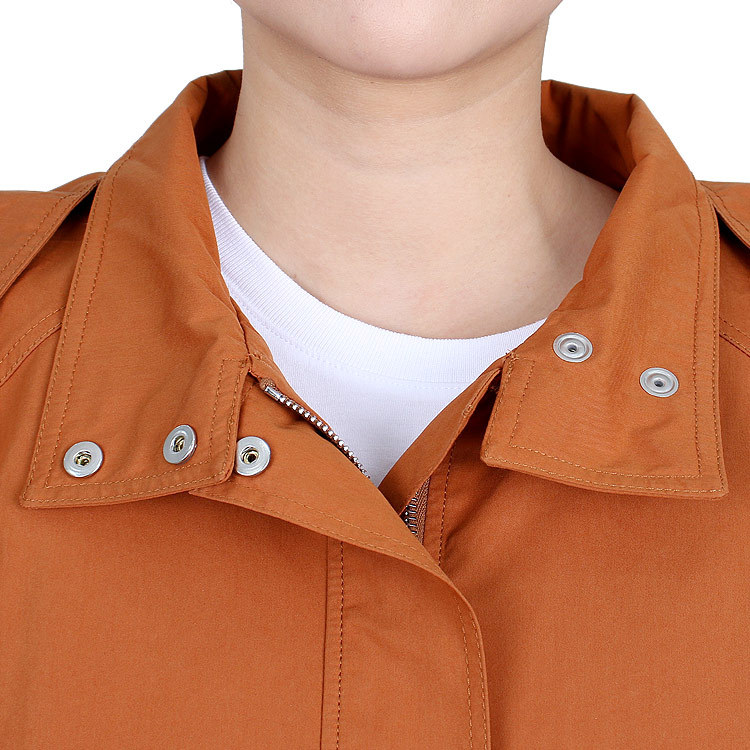 Maison Kitsuné Long-sleeved Hooded Jacket In Brown