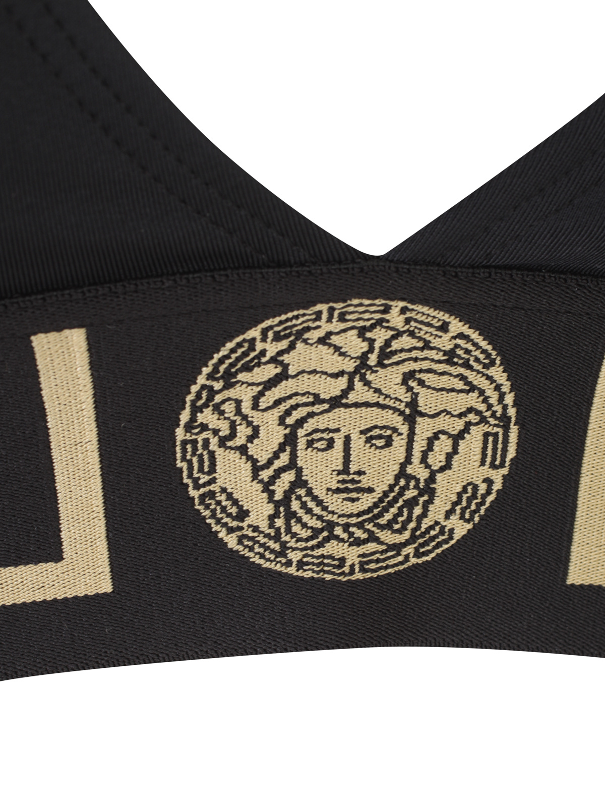 VERSACE BAROCCO PRINT TRIANGLE BIKINI TOP