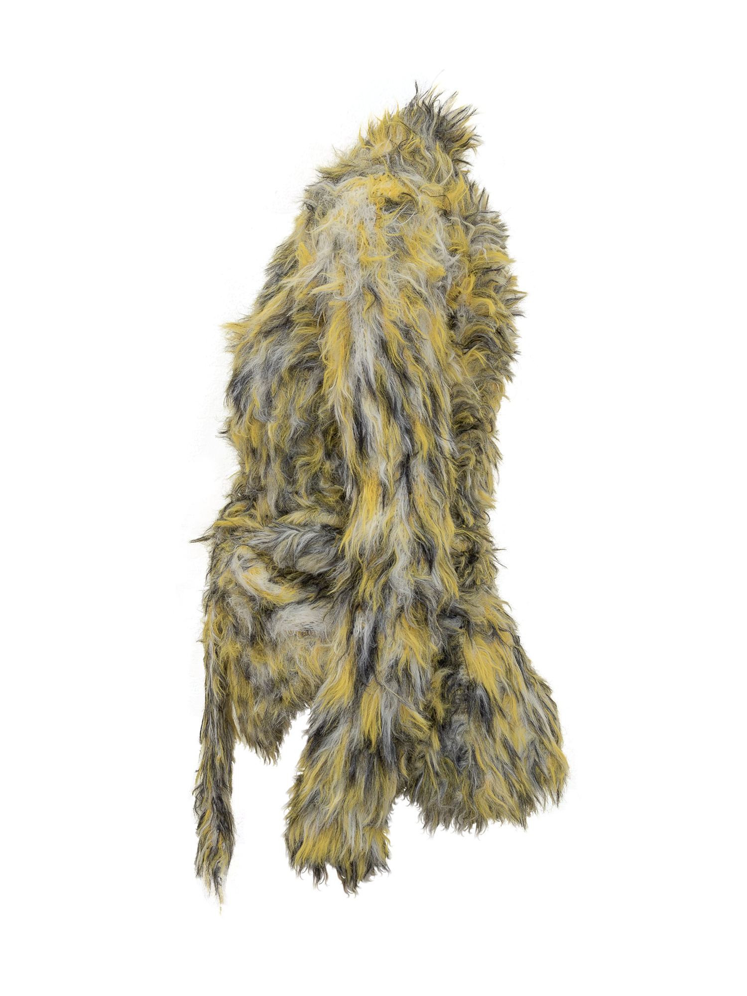 Diesel Multicolor Faux Fur Jacket In Multi